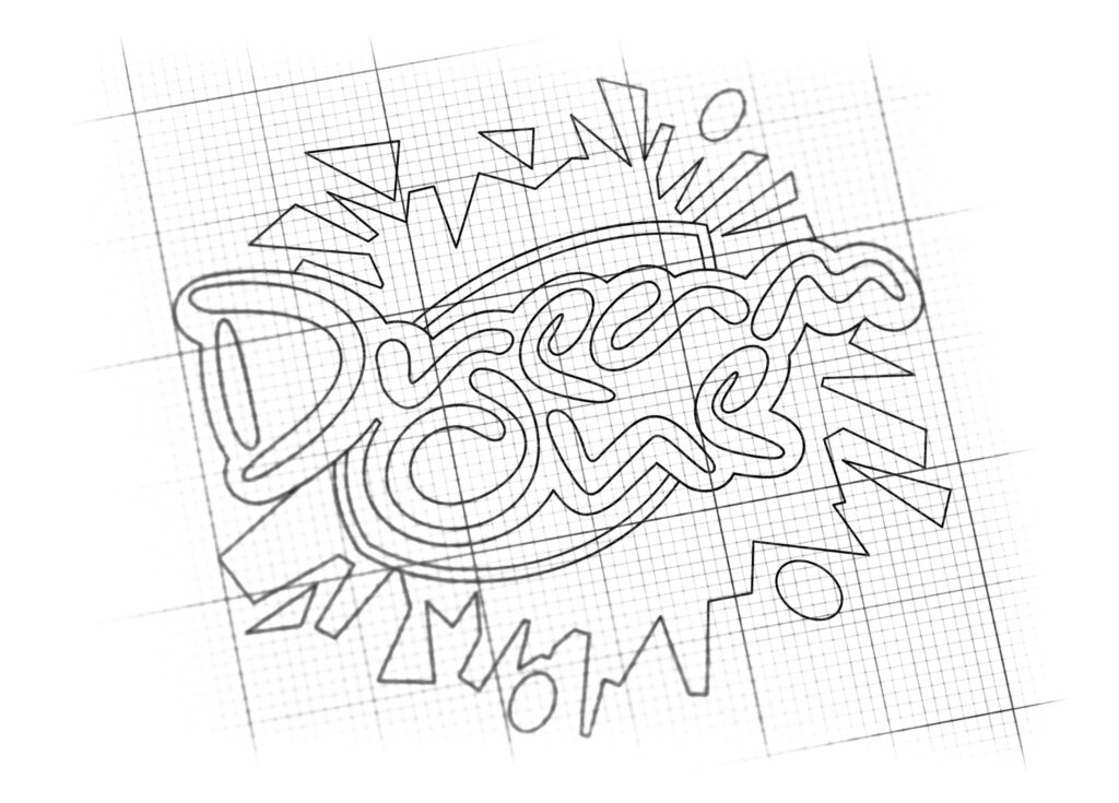 Drink Logo Sketch detail