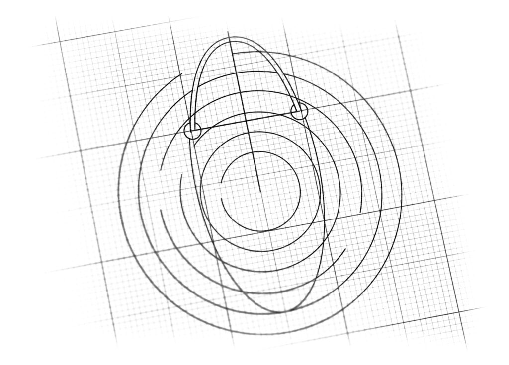 Online Shop Logo Sketch detail