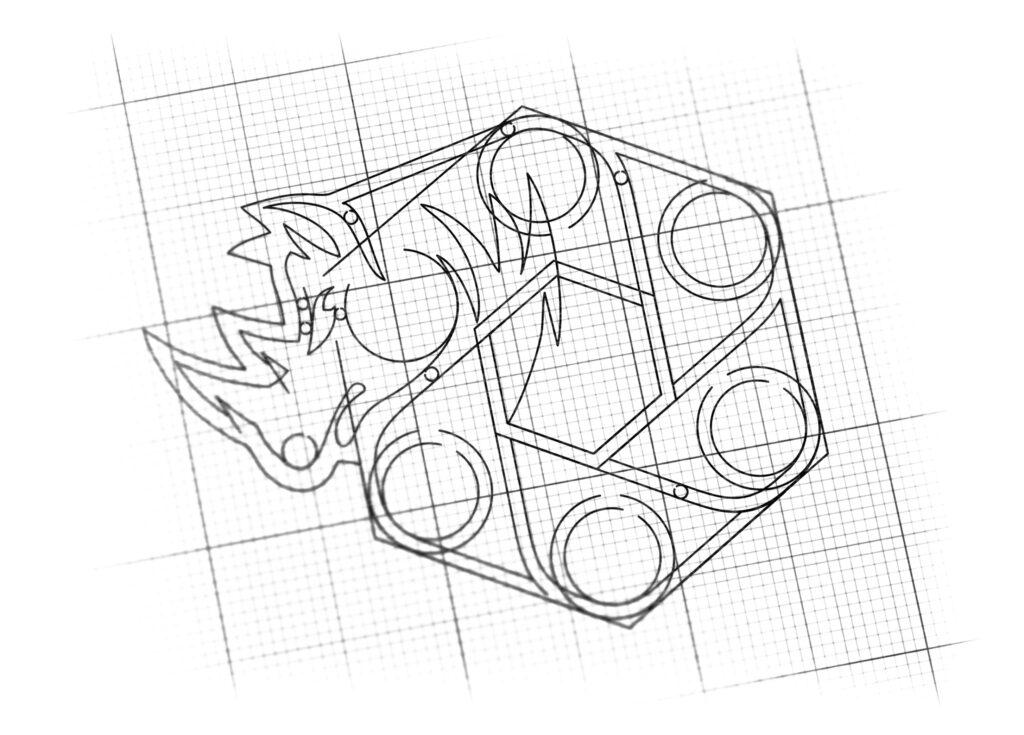 Paint Products Logo Sketch detail