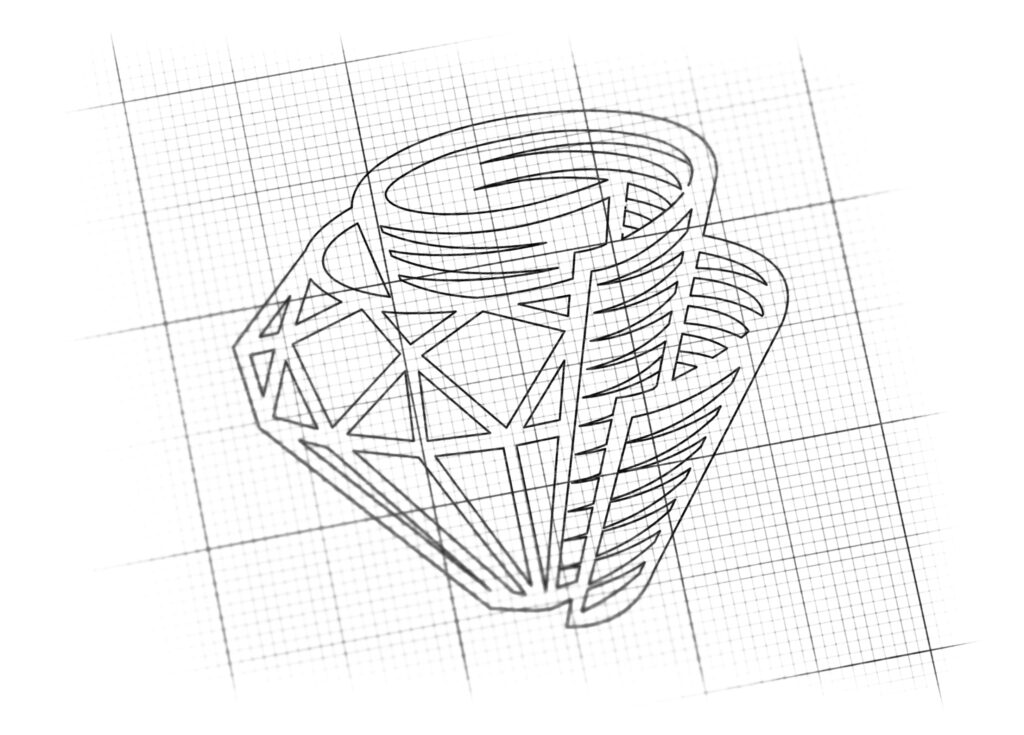 Paper Brand Logo sketch details