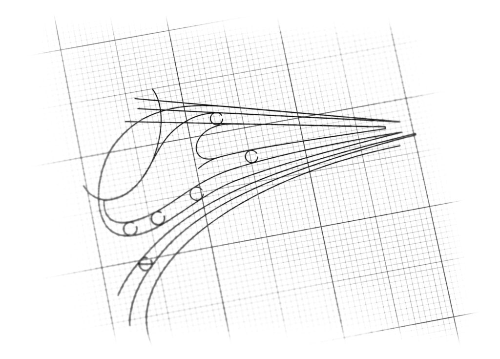Rail Logo Sketch detail