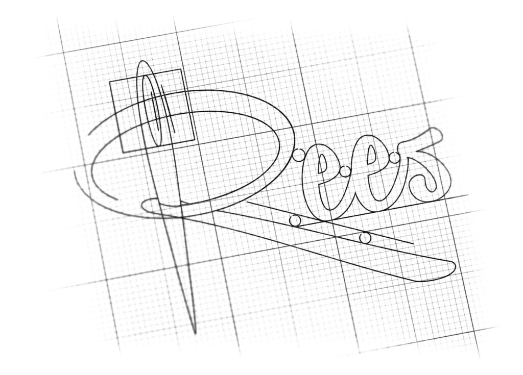 Tailor Logo Sketch detail