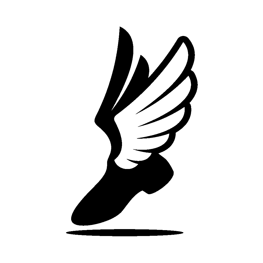 online airplane ticket logo design mono