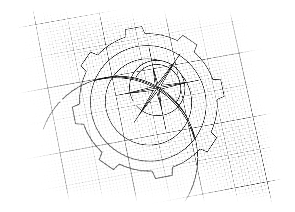 tec logo sketch details